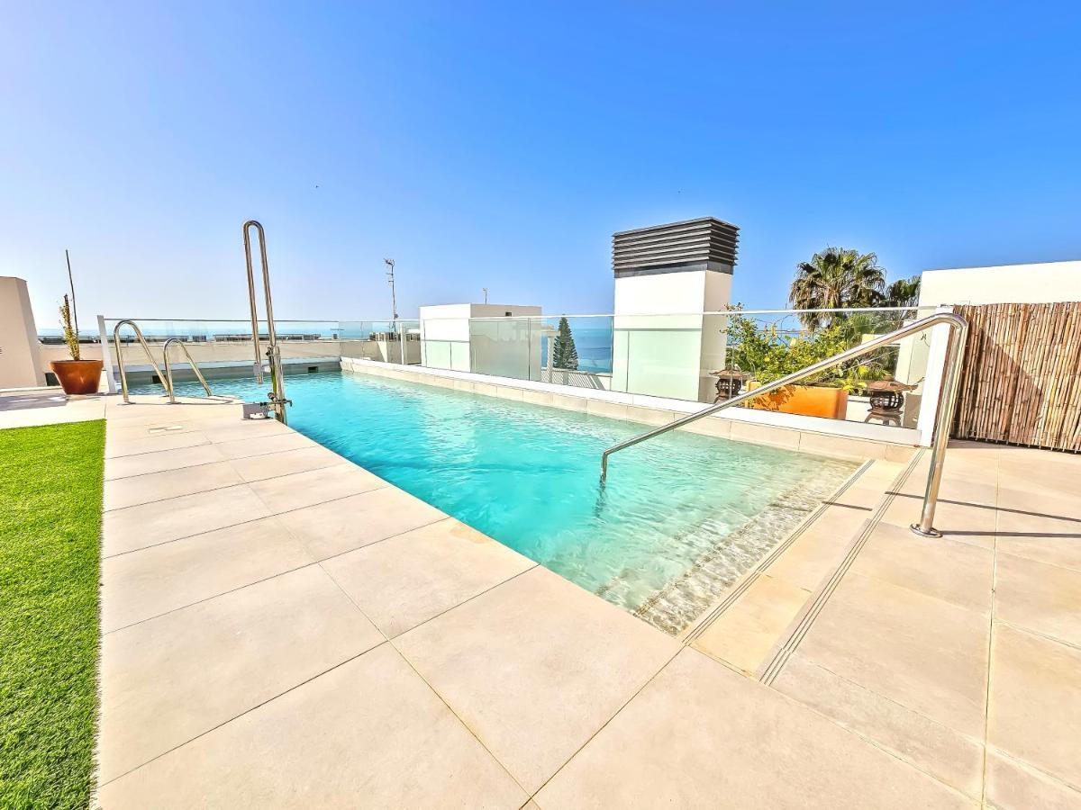 Oceanfront Duplex With A Rooftop Pool And Terrace 圣玛丽亚港 外观 照片